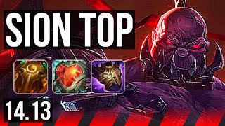 SION vs PANTHEON TOP  5k comeback  EUW Diamond  1413 [upl. by Nirual]