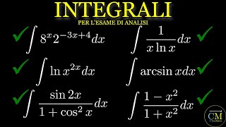 6 Integrali di Funzioni che ritieni difficili ma che NON lo sono [upl. by Quackenbush413]