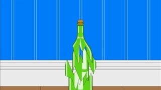 Ten Green Bottles Hanging On the Wall 10 Animated Nursery Rhyme karaoke lyrics sing along new math [upl. by Ahsaya820]