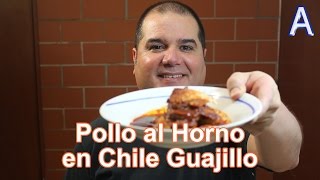 Pollo al Horno Enchilado con Chile Guajillo  1 POLLO ENTERO  Cocina Facil Mexicana Receta Casera [upl. by Atilek]