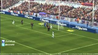 FC Barcelona vs Elche  Jornada 18 Liga BBVA 20132014  FIFA Simulacion [upl. by Genia]