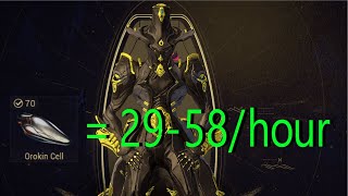 How to get orokin cells ✓Best Orokin Cell Farm 2958hour  Warframe [upl. by Hodge175]