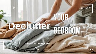 10 Bedroom Decluttering Tips  Minimalism 2024 [upl. by Dlanor]