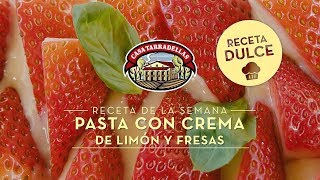 Pasta con crema de limón y fresas [upl. by Mccreary454]