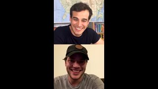 Alberto Rosende and Dominic Sherwood Instagram Live  May 1st [upl. by Dulla508]