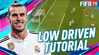 FIFA 19 FINISHING TUTORIAL HOW TO SCORE THE LOW DRIVEN IN ULTIMATE TEAM [upl. by Maisie]