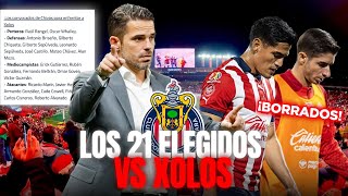 🔴Noticias Chivas ES OFICIAL Los 21 Convocados de Fernando Gago CEPILLO a Chapo y Brizuela OTRA VEZ [upl. by Bamford]