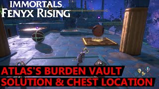 Immortals Fenyx Rising Atlass Burden Vault  Where to find secret chest [upl. by Htederem]