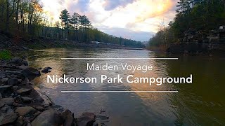 Camper Campground Reviews  First Travel Trailer Trip  Nickerson Park Campground  Gilboa New York [upl. by Aver335]