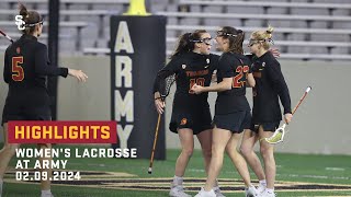 Womens Lacrosse  USC 13 Army 9 Highlights 2924 [upl. by Sabu]