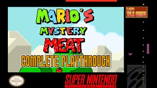 Marios Mystery Meat  Complete Playthrough [upl. by Ahcsrop]