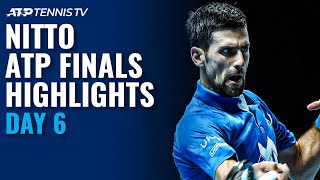 Djokovic v Zverev Medvedev v Schwartzman  Nitto ATP Finals 2020 Highlights Day 6 [upl. by Claudie193]