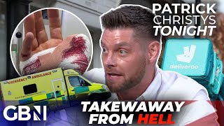 SAVAGE Deliveroo rider CHEWED off fathers THUMB after takeaway turned to bloodbath [upl. by Nalim910]