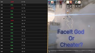 Lvl 8 FaceIt God Or Cheating On FaceIt CS2 [upl. by Mathilda]