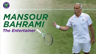 MANSOUR BAHRAMI THE ENTERTAINER  His Best Moments from Wimbledon 2023 [upl. by Aneris]