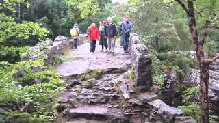 Telford bridge  Waterfalls at Invermoriston Loch Ness Scotland [upl. by Rydder]