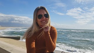 Na praia e frio vídeo n°1050 [upl. by Yrtua930]