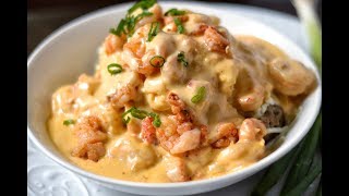 LOUISIANA SEAFOOD STUFFED POTATO RECIPE [upl. by Albion76]