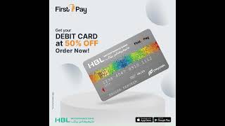 Get FirstPay Debit Card at 50 Off [upl. by Marabel]