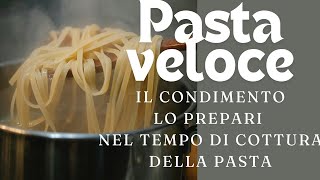 Ricetta Pasta e condimento Veloce devi provarla [upl. by Alacim]