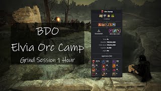 BDO Succession Ranger Elvia Orc Camp Grind [upl. by Hteik301]