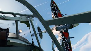 War Thunder SIMVR  Quick Reversal J2M3 vs Spitfire F [upl. by Imehon]