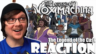 The Legend of the Cast of THE LEGEND OF VOX MACHINA Reaction Critical Role [upl. by Reuven]