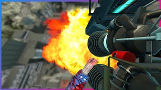 What If You Used A ROCKET THRUSTER As A WEAPON  Garrys Mod [upl. by Natsirk]