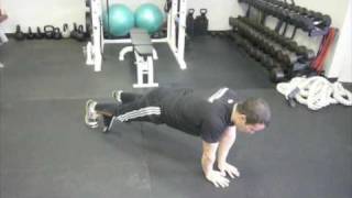 Push Up Plus  Serratus Anterior Exercise for Winged Scapula [upl. by Omari]