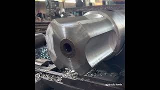 Skilled Workers Machining 2000KG Shaft with 100yrs Old Technology [upl. by Alleb]