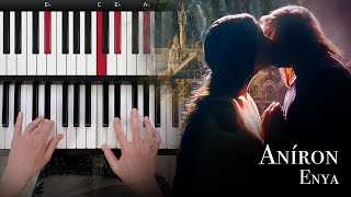 Enya  Aniron Lord of the Rings  Piano Tutorial [upl. by Asilanom926]