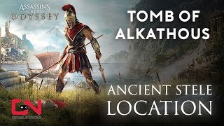 Assassins Creed Odyssey  Tomb of Alkathous  Ancient Stele Location [upl. by Kos53]