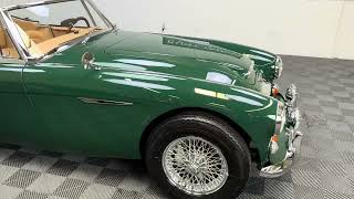 1966 AUSTIN HEALEY 3000 MK3 BJ8 SPORTS CONVERTIBLE BRITISH RACING GREEN WITH BISCUIT LEATHER [upl. by Nanice]