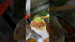 Have you ever tried a “MISSION STYLE” loaded grilled TACO tacos lasvegas foodchallenge [upl. by Jard]