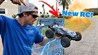 New RC Car Hosim 110 Brushless Remote Control Truck 4WD Review [upl. by Ariay]