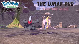 How to catch the Lunar Duo in Pokémon Legends Arceus [upl. by Antsirhc182]