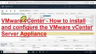 How to install and configure VMware vCenter Server and How to Upgrade EXSI Server Step by Step Guide [upl. by Wehner]