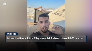 Israeli attack kills 19yearold Palestinian TikTok star [upl. by Inavoy]