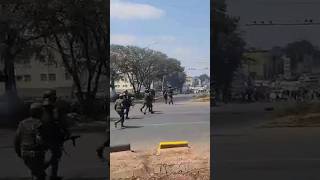 HAPPENING NOW GEN Z ANTIGOVERNMENT PROTESTS TO JKIA NAIROBI KENYA ALERT [upl. by Hanser]