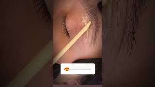 eyebrow wax shape tutorial tranding Viral video how to do eyebrows wax [upl. by Nwahser]