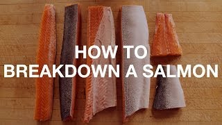 How to Break Down a Whole Salmon [upl. by Nottap]