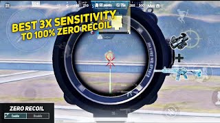 New update 34 ✅ 3x Scope Sensitivity Settings Pubg Mobile Gyroscope 3x Zero Recoil Sensitivity [upl. by Corron]