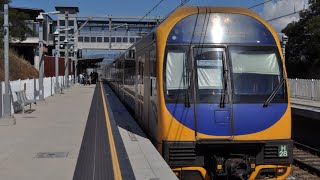 Oscar set H28  arriving and departing Shellharbour Junction [upl. by Aharon81]