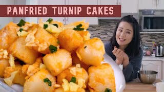 【My Moms Turnip Cake Recipe】This tastes just like Congee Queens Copycat sauce recipe [upl. by Harraf980]