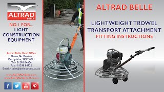 Altrad Belle  Trowel Transport Attachment [upl. by Resiak]