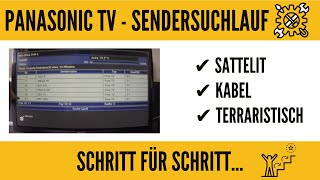 Panasonic Smart TV Sendersuchlauf GANZ EINFACH [upl. by Dogs]