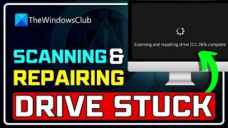 FIXED SCANNING and REPAIRING DRIVE STUCK  Stuck at Scanning and Repairing Drive WINDOWS 1110 [upl. by Annaya214]