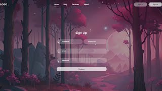 How To Make Website With Signin amp Signup form using HTML CSS ampJavaScript With Source codecss [upl. by Westmoreland889]