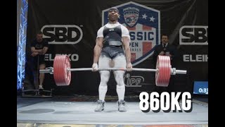 Russel Orhii BIG COMEBACK 860kg Total 83kg Class  Powerlifting America Nationals 2024 [upl. by Allwein54]