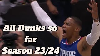 Russell Westbrook Slam Dunk Show 12 JawDropping Dunks  Clippers 202324 Highlights [upl. by Elizabeth853]